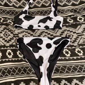 NWT Cow Print Bikini